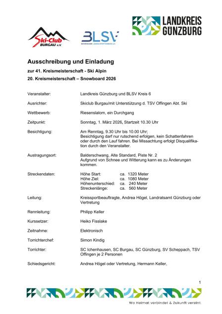 Ausschreibung Teil 1