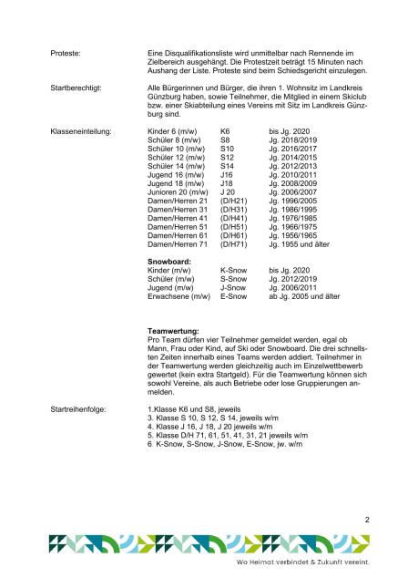 Ausschreibung Teil 2