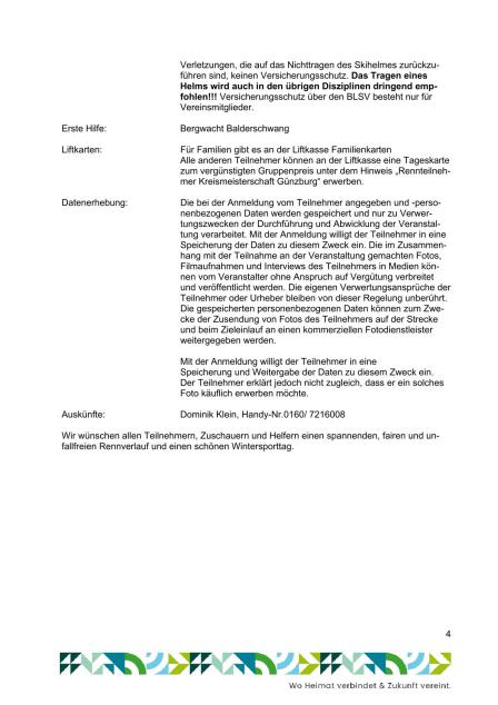 Ausschreibung Teil 4