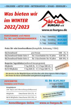 Skianzeige 2022